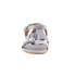 Фото #5 товара Bed Stu Mabely F373038 Womens Gray Leather Hook & Loop Strap Sandals Shoes