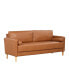 Фото #1 товара 76" Faux Leather Morris Sofa