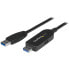 Фото #2 товара StarTech.com USB 3.0 Data Transfer Cable for Mac and Windows~USB 3.0 Data Transfer Cable for Mac and Windows - 2m (6ft) - 1.8 m - USB A - USB A - USB 3.2 Gen 1 (3.1 Gen 1) - Male/Male - Black