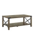 Abiram Coffee Table in Rustic Oak Finish