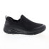 Фото #1 товара Skechers Arch Fit Banlin Mens Black Extra Wide Lifestyle Sneakers Shoes