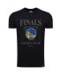 Men's Black Golden State Warriors 2022 NBA Finals Stacked Hoop T-shirt