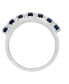 ფოტო #3 პროდუქტის Sapphire (1-1/3 ct. t.w.) & Diamond (1/3 ct. t.w.) Ring in 14k White Gold