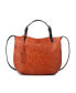 ფოტო #3 პროდუქტის Women's Genuine Leather Dip Dye Tote