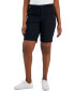 Women's Mid Rise Stretch-Waist Shorts, Created for Macy's