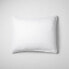 Фото #1 товара King Textured Chambray Cotton Pillow Sham White - Casaluna