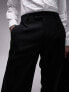 Фото #5 товара Topman slim tuxedo suit trouser in black