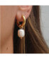 Фото #2 товара Melrose Mini Hoop Pearl Earring