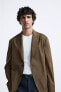 Фото #10 товара Костюмный пиджак из высокотехнологичной ткани ZARA