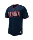 Фото #3 товара Men's Navy Arizona Wildcats Replica Full-Button Baseball Jersey