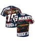 Men's White Martin Truex Jr Bass Pro Shops Sublimated Patriotic Total Print T-shirt