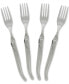 Фото #2 товара Laguiole Connoisseur Stainless Steel Steak Forks, Set of 4