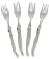 Laguiole Connoisseur Stainless Steel Steak Forks, Set of 4