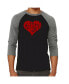 Men's Raglan Word Art T-shirt - All You Need is Love