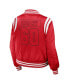 Фото #2 товара Women's Red Kansas City Chiefs Bomber Full-Zip Jacket