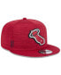 Men's Red Los Angeles Angels 2024 Clubhouse 9FIFTY Snapback Hat