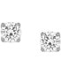 ფოტო #3 პროდუქტის Certified Diamond Stud Earrings (3/4 ct. t.w.) in 14k White Gold featuring diamonds with the De Beers Code of Origin, Created for Macy's
