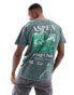 New Look graphic t-shirt in dark green