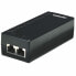 Фото #2 товара Intellinet Power over Ethernet (PoE) Injector - 1 Port - 48 V DC - IEEE 802.3af Compliant (Euro 2-pin plug) - Fast Ethernet - 10,100 Mbit/s - IEEE 802.3 - IEEE 802.3af - IEEE 802.3u - Cat5 - Black - SCP