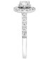 Diamond Halo Engagement Ring (1 ct. t.w.) in 14k White Gold