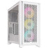 Фото #1 товара Corsair iCUE 4000D RGB Airflow Mid-Tower, Tempered Glass - weiß