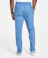 Фото #2 товара Men's Linen Blend Pleated-Front Trousers, Created for Macy's