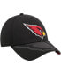 Фото #1 товара Men's Black Arizona Cardinals Top Visor 9Forty Adjustable Hat