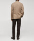 Фото #2 товара Men's Slim-Fit Herringbone Wool Suit Jacket