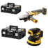 Фото #1 товара DeWALT Akku-Flachkopf-Winkelschleifer 18V Solo TSTAK Box + Exzenterschleifer 18V DCW210NT-XJ TSTAK-Box