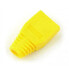 Strain relief boots for RJ45 8P8C wire - yellow - 10pcs