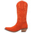 Фото #3 товара Dingo Out West Tall Snip Toe Womens Orange Casual Boots DI920-800