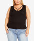 Plus Size Rena V-neck Tank Top