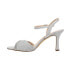 Фото #3 товара Nina Agnes Rhinestone Evening Womens Silver Dress Sandals AGNES-YY-042