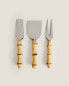 Фото #1 товара Bamboo cheese cutlery set