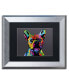 Michael Tompsett 'French Bulldog Grey' Matted Framed Art - 11" x 14"