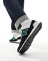 New Balance 574 trainers in black and green Черный, 38 - фото #1