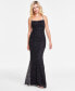 Juniors' Emma Scoop-Neck Faux Pearl Embellished Gown