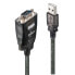 Фото #4 товара Lindy USB RS232 Converter w/ COM Port Retention - Black - 1.1 m - USB Type-A - DB-9 - Male - Male