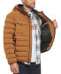 ფოტო #4 პროდუქტის Men's Stretch Hooded Two-Pocket Quilted Jacket