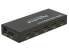 Delock 18685 - HDMI - Metal - Black - 18 Gbit/s - 600 MHz - 3840 x 2160 pixels