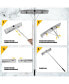 Фото #2 товара 4.8-20 Feet Sectional Snow Roof Rake with Built-in Wheels