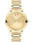 ფოტო #1 პროდუქტის Women's Bold Evolution 2.0 Swiss Quartz Ionic Plated Light Gold-Tone 2 Steel Watch 34mm