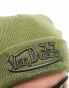 Фото #4 товара Von Dutch Flint beanie in khaki