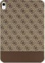 Фото #2 товара Etui na tablet Guess Etui Guess GUFC11PS4SGW Apple iPad 10.9 2022 (10. generacji) brązowy/brown 4G Stripe Allover