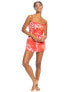 Roxy 300524 Women On Way Love Romper Hibiscus Seaside Tropics Size XS