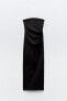 Фото #6 товара Платье миди с открытыми плечами ZARA