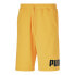 Фото #1 товара Puma Fleece Logo 10 Inch Shorts Mens Size S Casual Athletic Bottoms 84679339