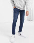 Фото #1 товара Only & Sons slim fit jeans in mid blue