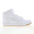 Фото #1 товара Reebok Resonator Mid Strap Mens White Leather Lifestyle Sneakers Shoes