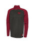 Фото #3 товара Men's Black Tampa Bay Buccaneers Combine Authentic O-Line Raglan Half-Zip Jacket